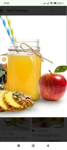 Hình ảnh Nước Ép Táo Thơm