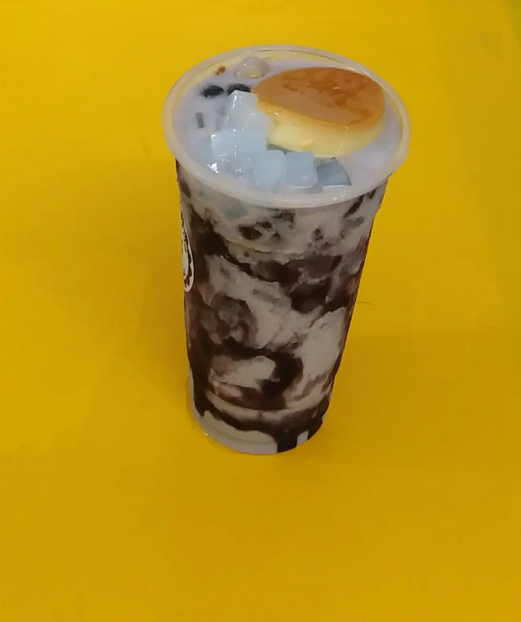 Hình ảnh Sữa Tươi Việt Quất Flan Trứng Thạch Dừa