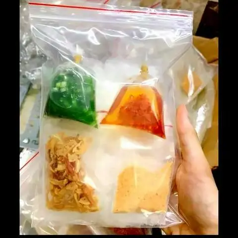Hình ảnh Bánh tráng satế mỡ hành