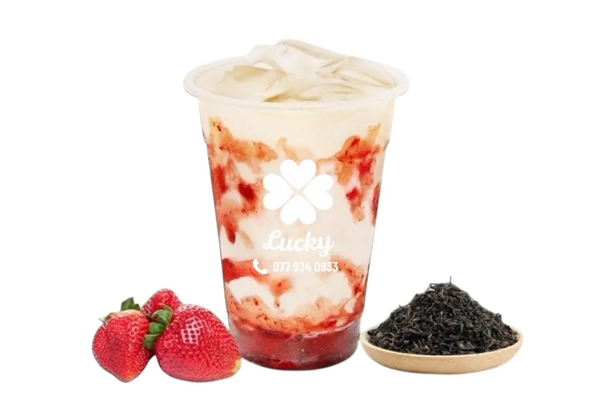 Hình ảnh Sữa Dâu Latte 
