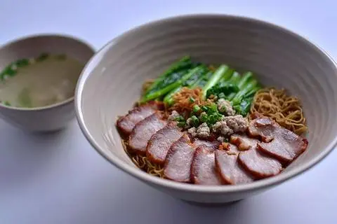 Hình ảnh Hủ Tiếu Mì Gói Xá Xíu Khô 