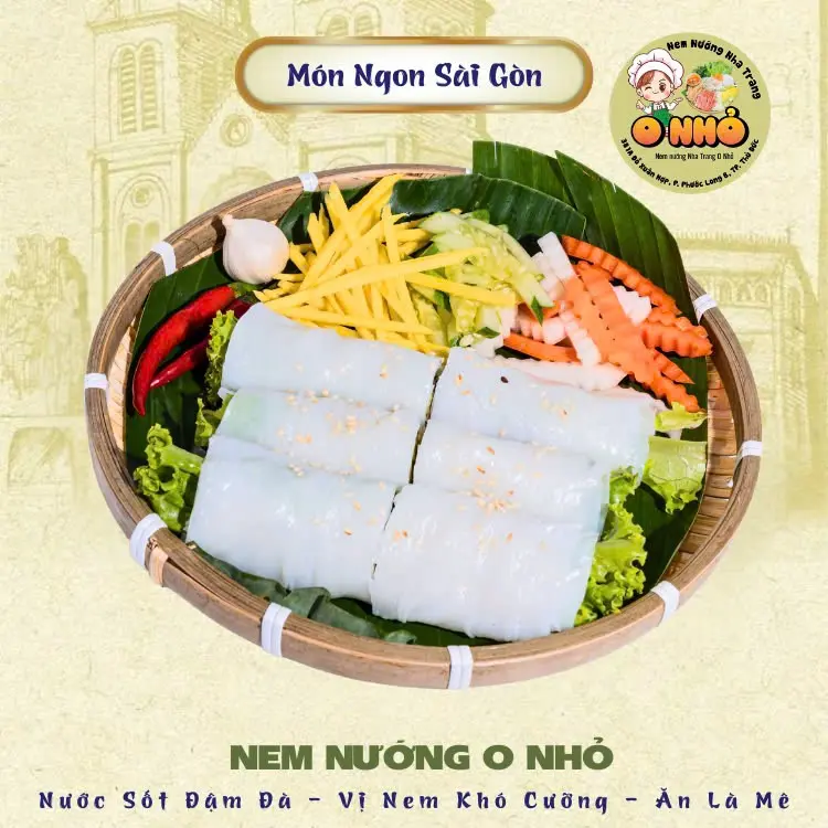 Hình ảnh Phở cuốn nem nướng