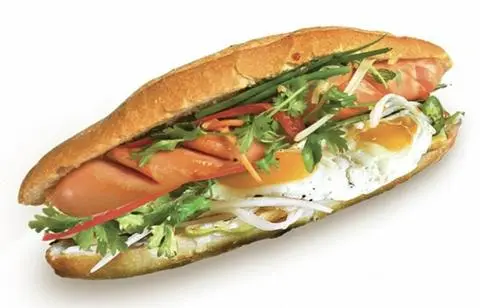 Hình ảnh Bánh mì xúc xích