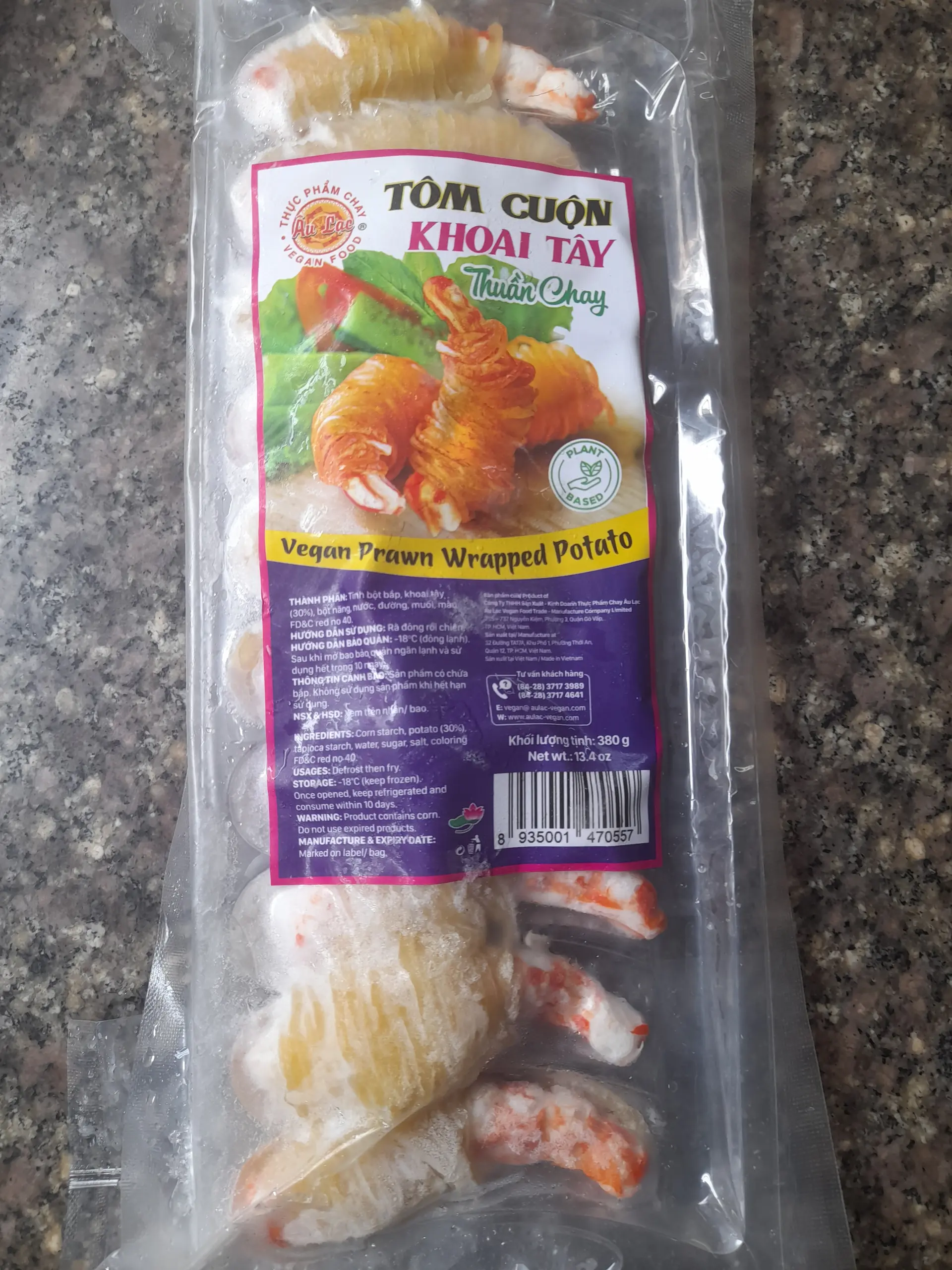 Hình ảnh Tôm cuộn khoai tây Thuần chay 380g