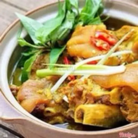 Hình ảnh giò heo giả cầy 3kg 16-18 người