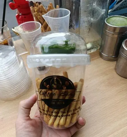 Hình ảnh Bánh que chấm kem Matcha