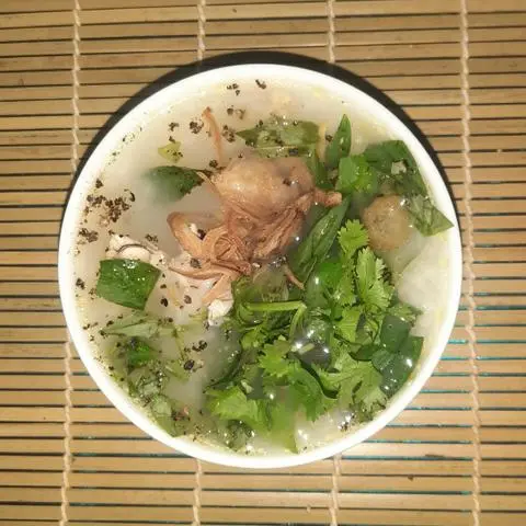 Hình ảnh Cháo Gà Xé + Mề Gà 