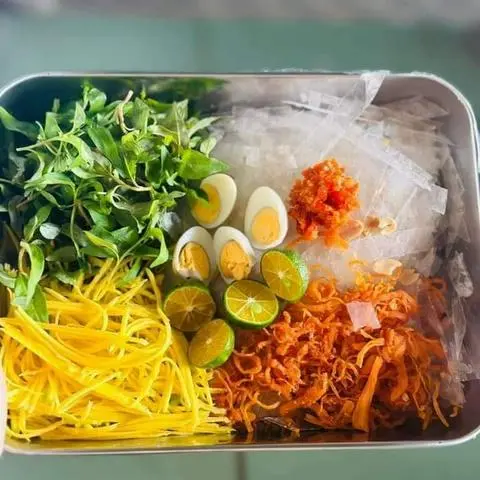 Hình ảnh Bánh tráng Da heo mắm tỏi 