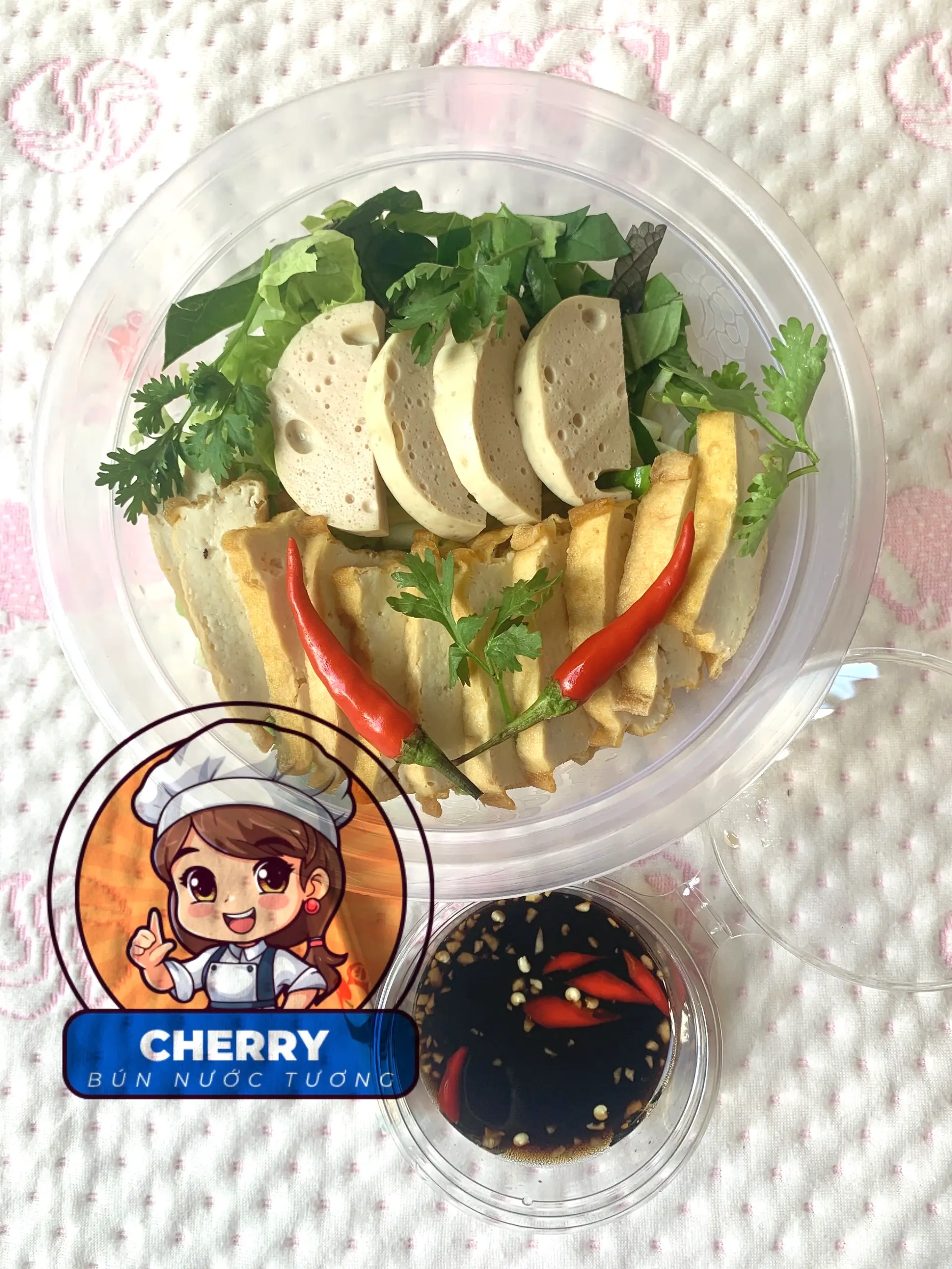 Hình ảnh Bún Đậu Hủ Chả Lụa Mặn