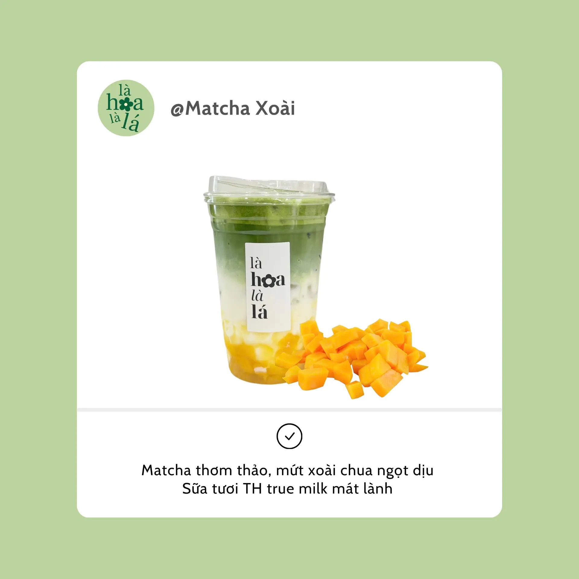 Hình ảnh Matcha Xoài