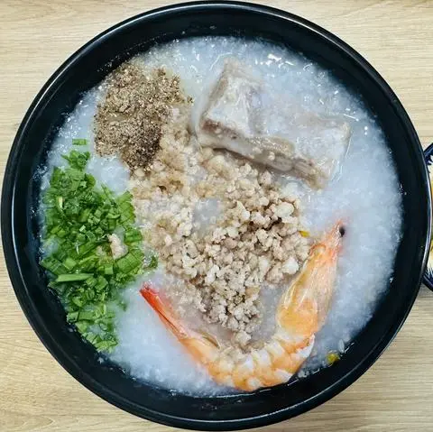 Hình ảnh Cháo sườn tôm thịt