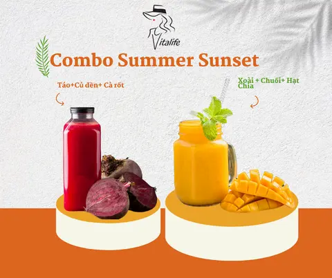Hình ảnh Detox summer sunset - 2 chai