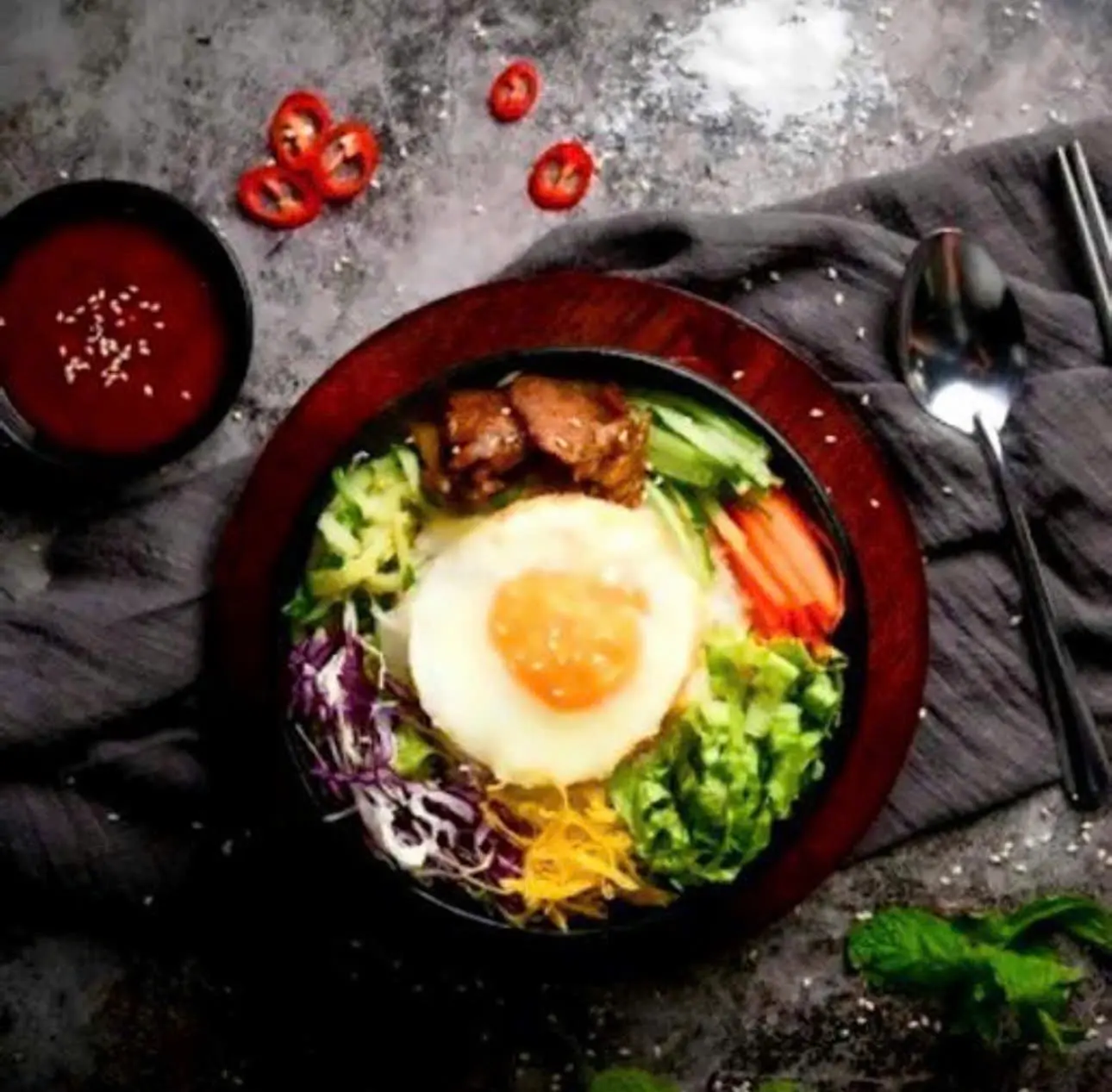 Hình ảnh Cơm Trộn Bibimbap