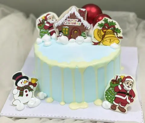 Hình ảnh Bánh kem Noel 15cm ( Mẫu ngẫu nhiên)