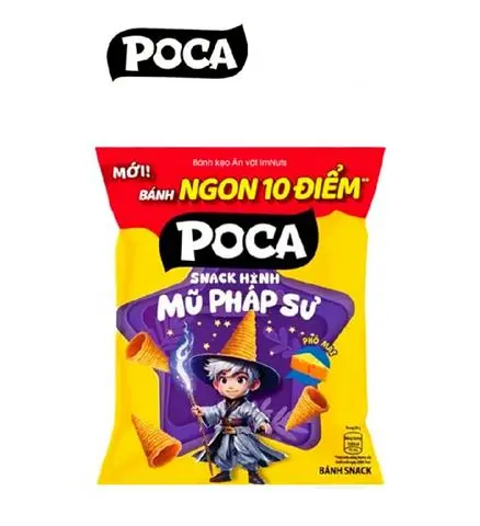 Hình ảnh Bánh Poca Mũ Pháp Sư Vị Phô Mai 30g
