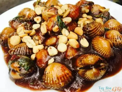 Hình ảnh Sò huyết xào me