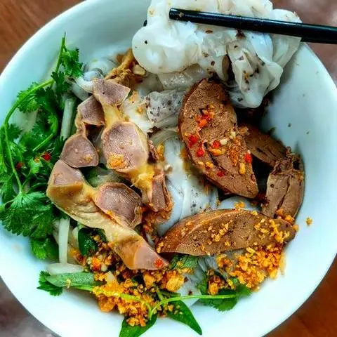 Hình ảnh Bánh ướt lòng gà