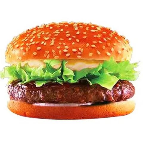 Hình ảnh Bánh mì hamburger ngon nhân thịt bò