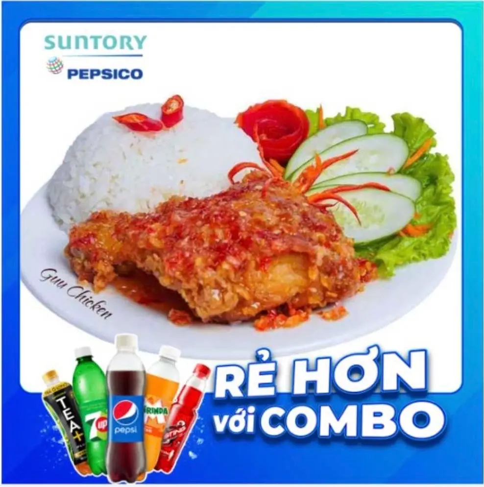 Hình ảnh Cơm gà sốt chua ngọt - 1 Pepsi