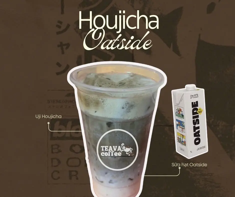Hình ảnh Houjicha Sữa Hạt 700ml