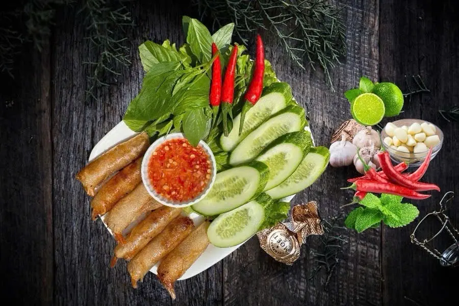 Hình ảnh Chả Ram Tôm Đất 8 cuốn