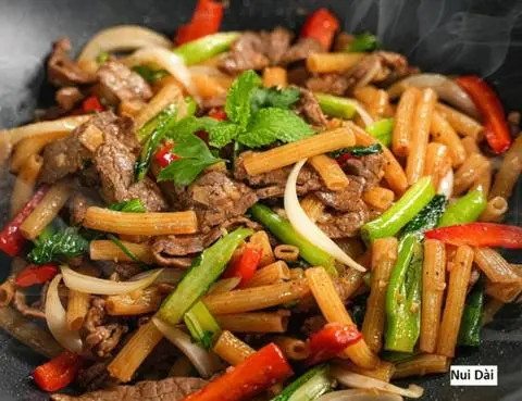 Hình ảnh Nui xào bò