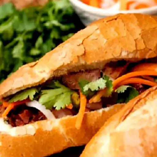 Hình ảnh Bánh mì gà