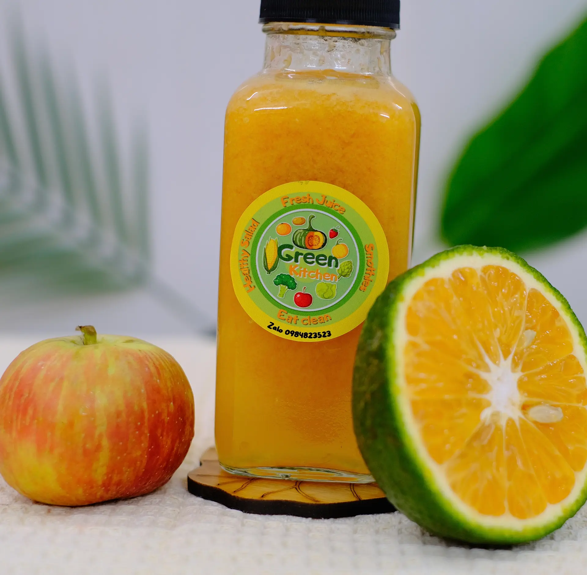 Hình ảnh Nước ép cam táo