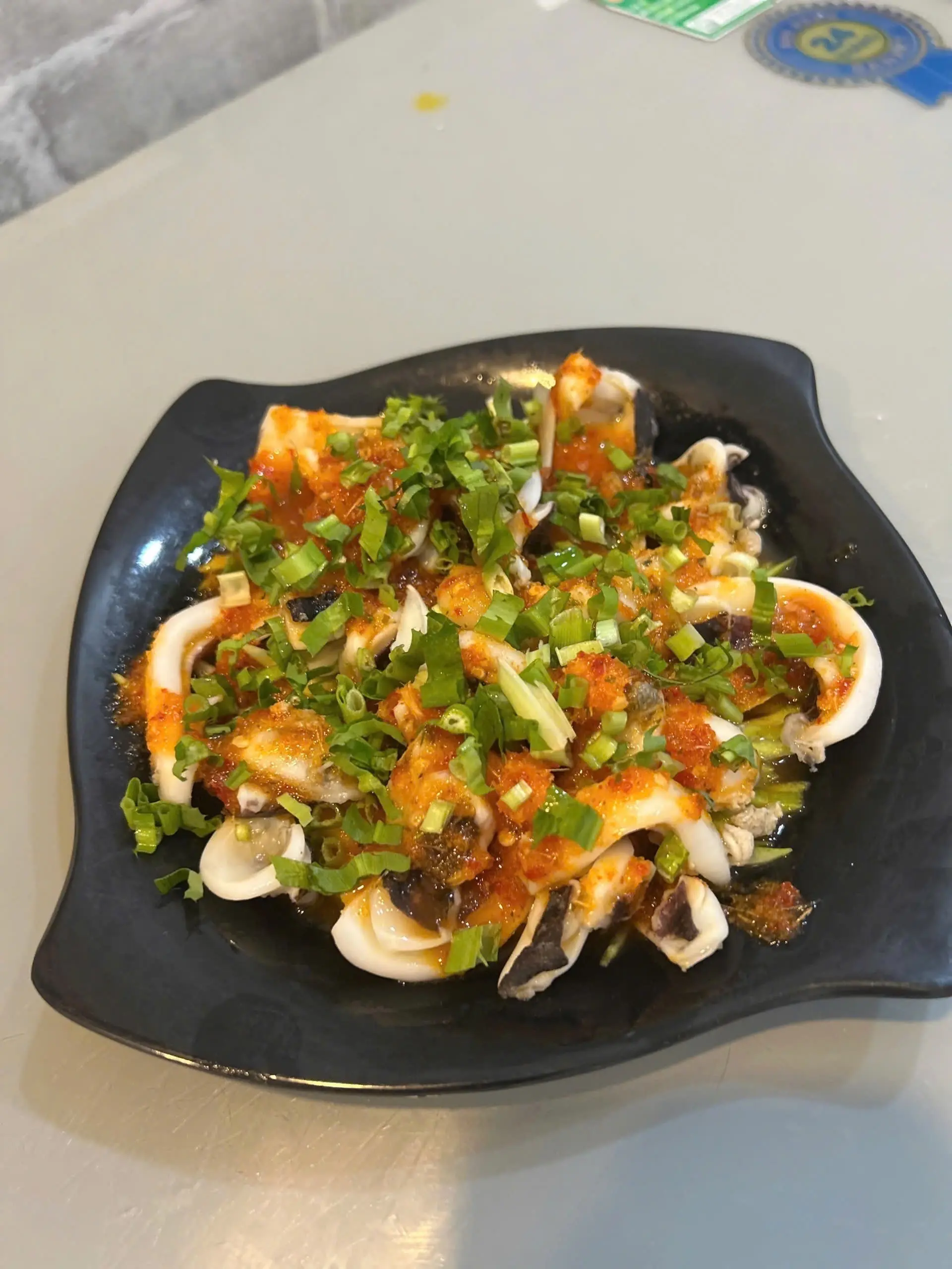 Hình ảnh Mực sốt Thái (chín)