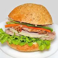 Hình ảnh Hamburger thịt chả đặt biệt