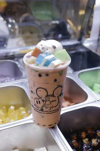 Hình ảnh Trà sữa topping khúc bạch