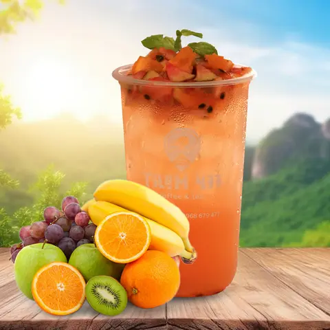 Hình ảnh Trà Trái Cây Nhiệt Đới