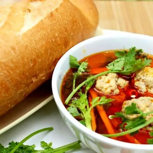 Hình ảnh Bánh mì xíu mại