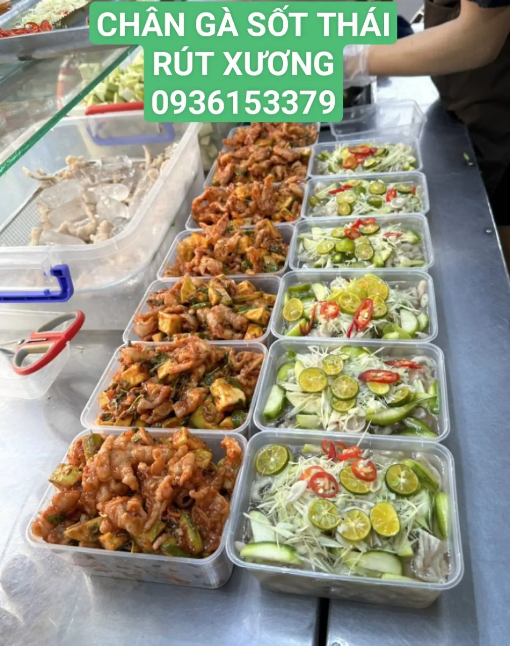 Hình ảnh CHÂN GÀ SỐT THÁI RÚT XƯƠNG 
