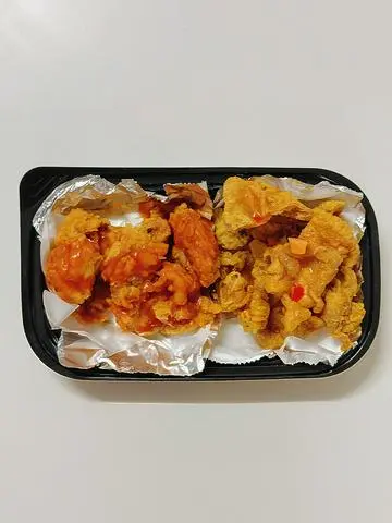 Hình ảnh Set gà 2 vị - gà viên - da gà