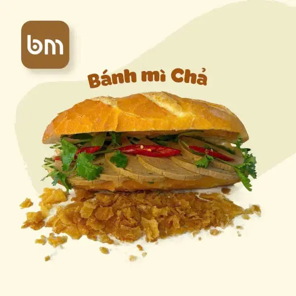 Hình ảnh Bánh mì chả lụa