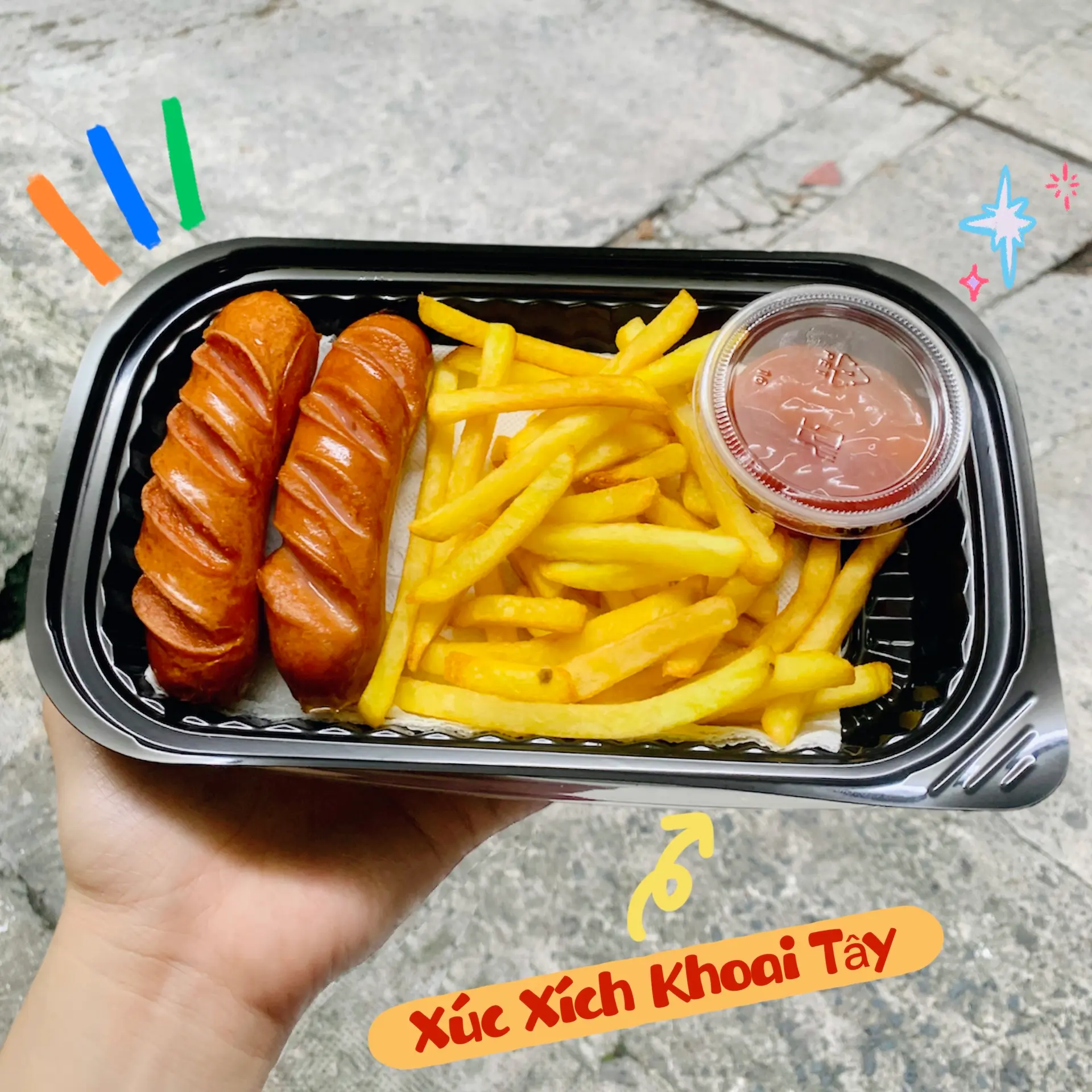 Hình ảnh Xúc Xích Khoai Tây