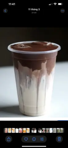 Hình ảnh cacao latte sữa oatside