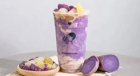 Hình ảnh Khoai môn sữa tươi kem muối 