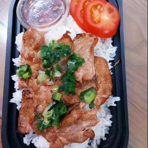 Hình ảnh cơm sườn +sâm lạnh