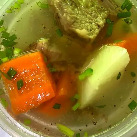 Hình ảnh Canh khoai tây cà rốt củ sắn