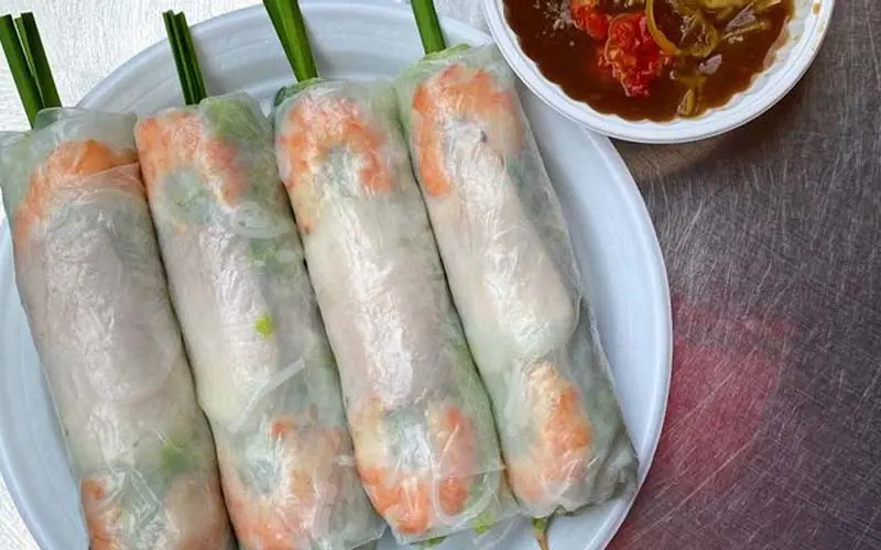 Hình ảnh Gỏi cuốn 1m để nguyên
