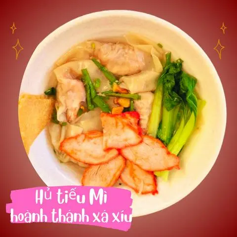 Hình ảnh Hủ Tiếu Mì Hoành Thánh Xá Xíu
