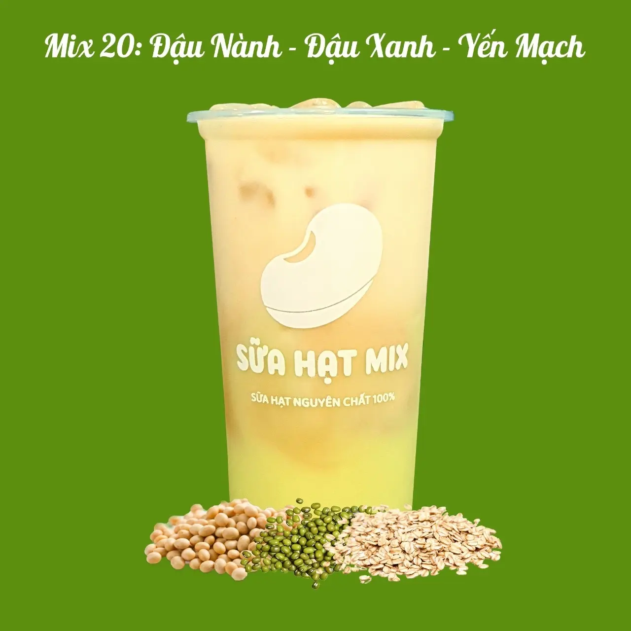 Hình ảnh Mix 20:  Đậu Nành - Đậu Xanh - Yến Mạch 
