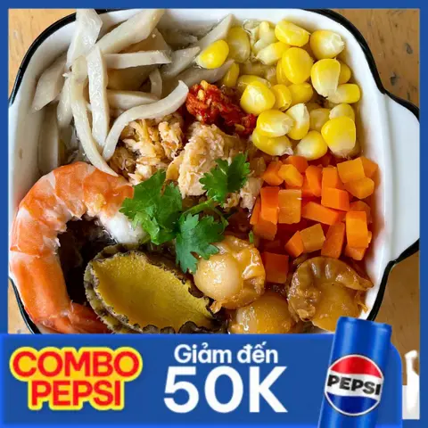 Hình ảnh Combo Súp Hải Sản Đặc Biệt + Pepsi