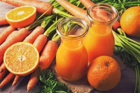 Hình ảnh Nước ép cam - cà rốt