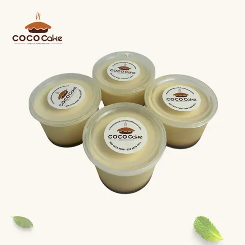 Hình ảnh Set 4 bánh flan vị truyền thống