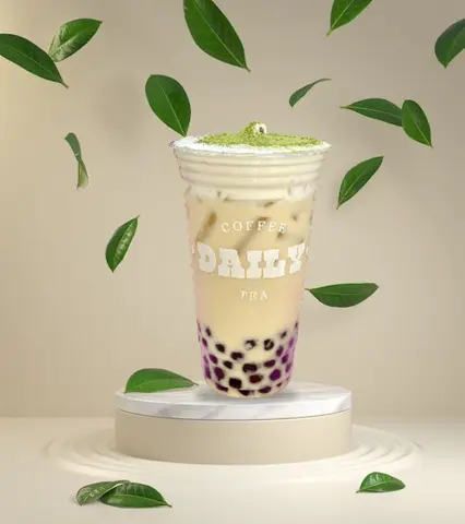 Hình ảnh Trà Sữa Ô Long Lài Kem Mặn