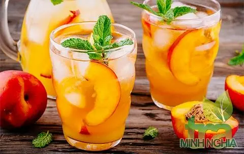 Hình ảnh Combo 2Ly Trà Đào Cam Sả 700ml