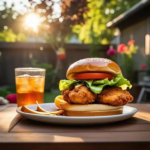 Hình ảnh BURGER GÀ